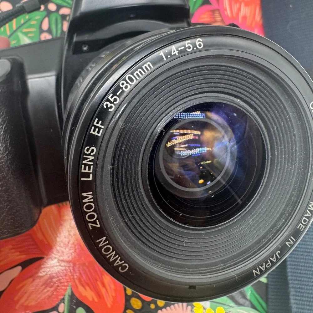 Canon EOS Rebel S II 35mm Film SLR Camera with 35-80mm EF Lens and Strap